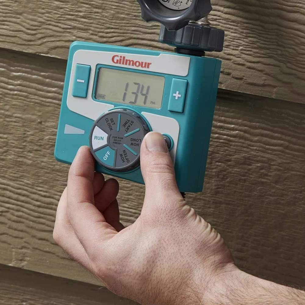 Gilmour Single Outlet Electronic Water Timer : Garden & Outdoor