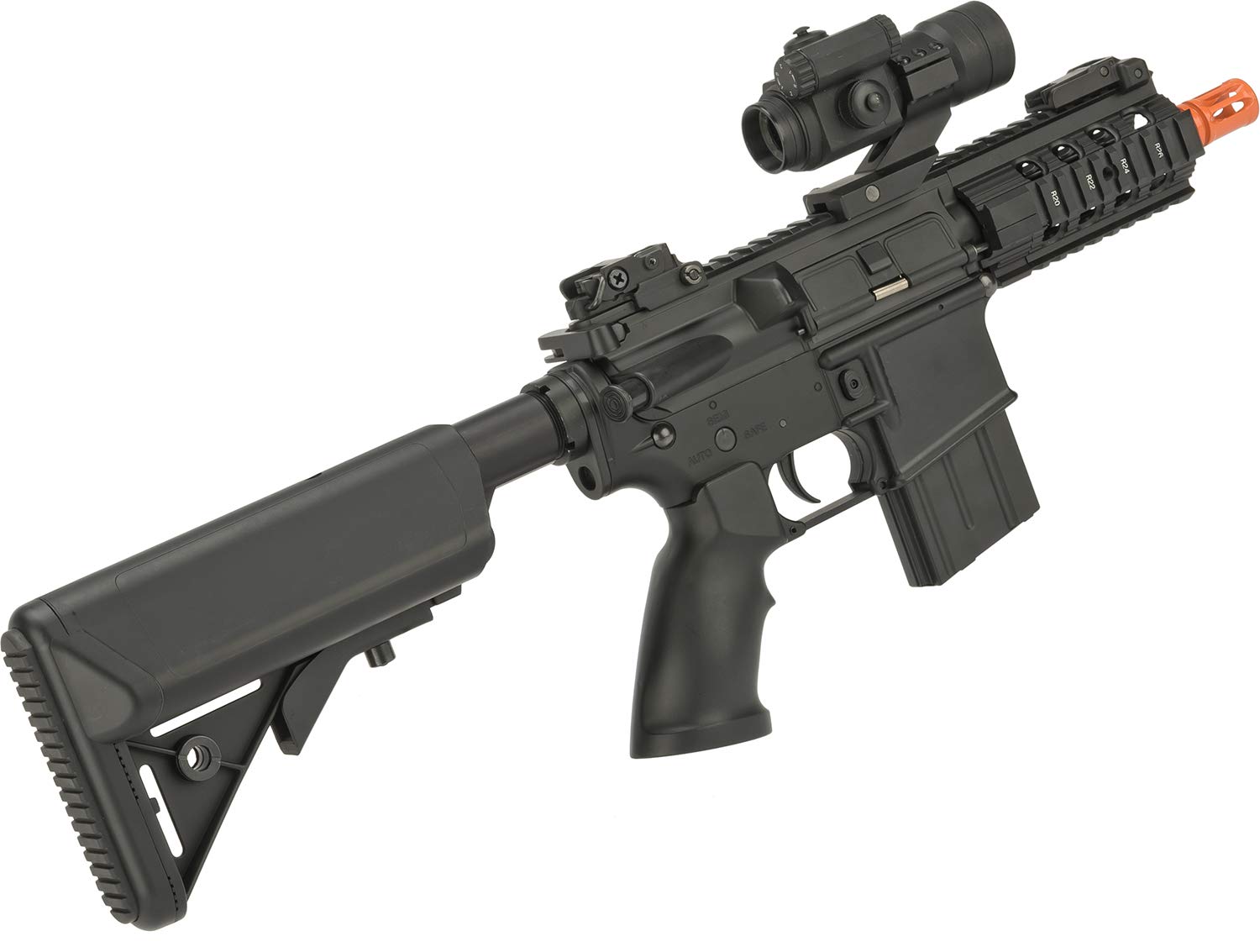 Amazoncom Evike Jggolden Eagle Airsoft Stubby M4 Aeg W