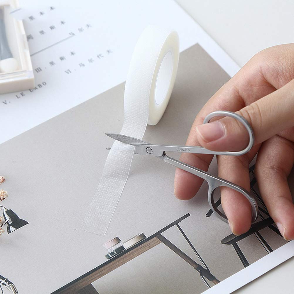 Fantye Eyebrow Scissors and Eyebrow Brush, Nose Hair Scissors Small Grooming Scissors Manicure Scissors Eyelash Extensions for Your Beauty: Beauty