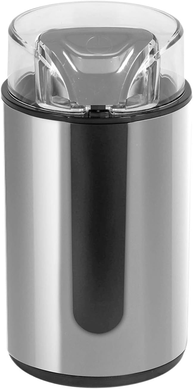 Electric Coffee Ground Grinder Beans Spice Herb Nuts Blender 200w Mill Machine (Silver)