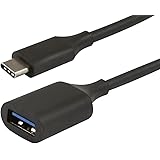 Monoprice USB 3.0 USB-C Male to USB-A Female Cable, 6" (113005)