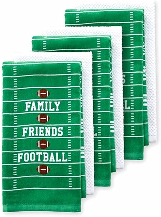 The Big One Football Kitchen Towel Set, 6/pkg. Home & Kitchen