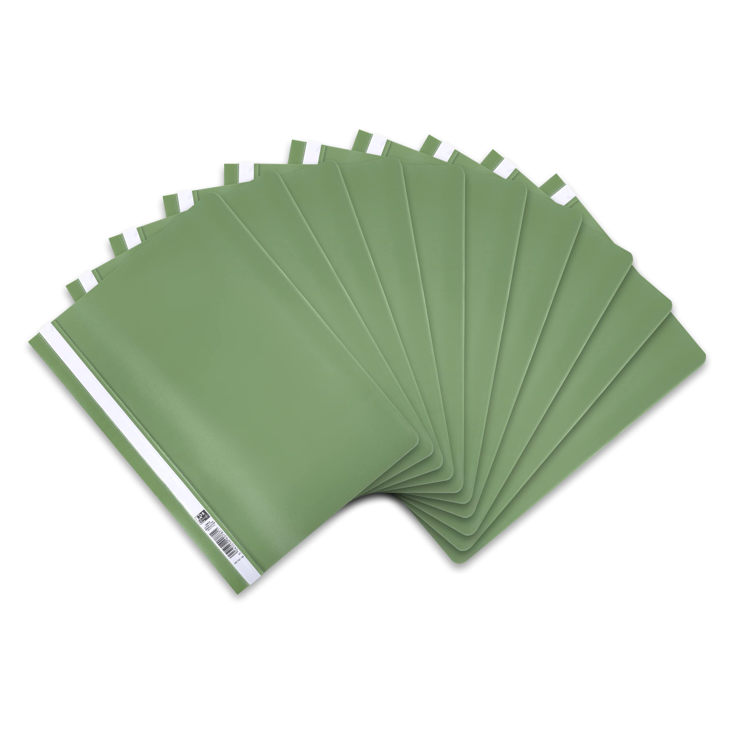 Elba 100742 File Folder A4 Pack of 10 Made from Plastic Modern 31 x 22,8 x 0,3 cm Light Green