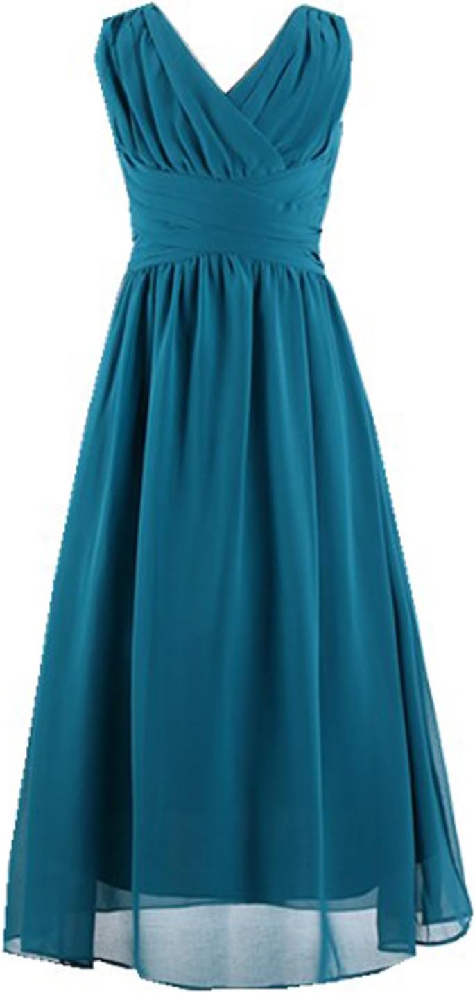 Happy Rose Juniors Long Bridesmaid Dress Party Dresses Flower Girl's Dress