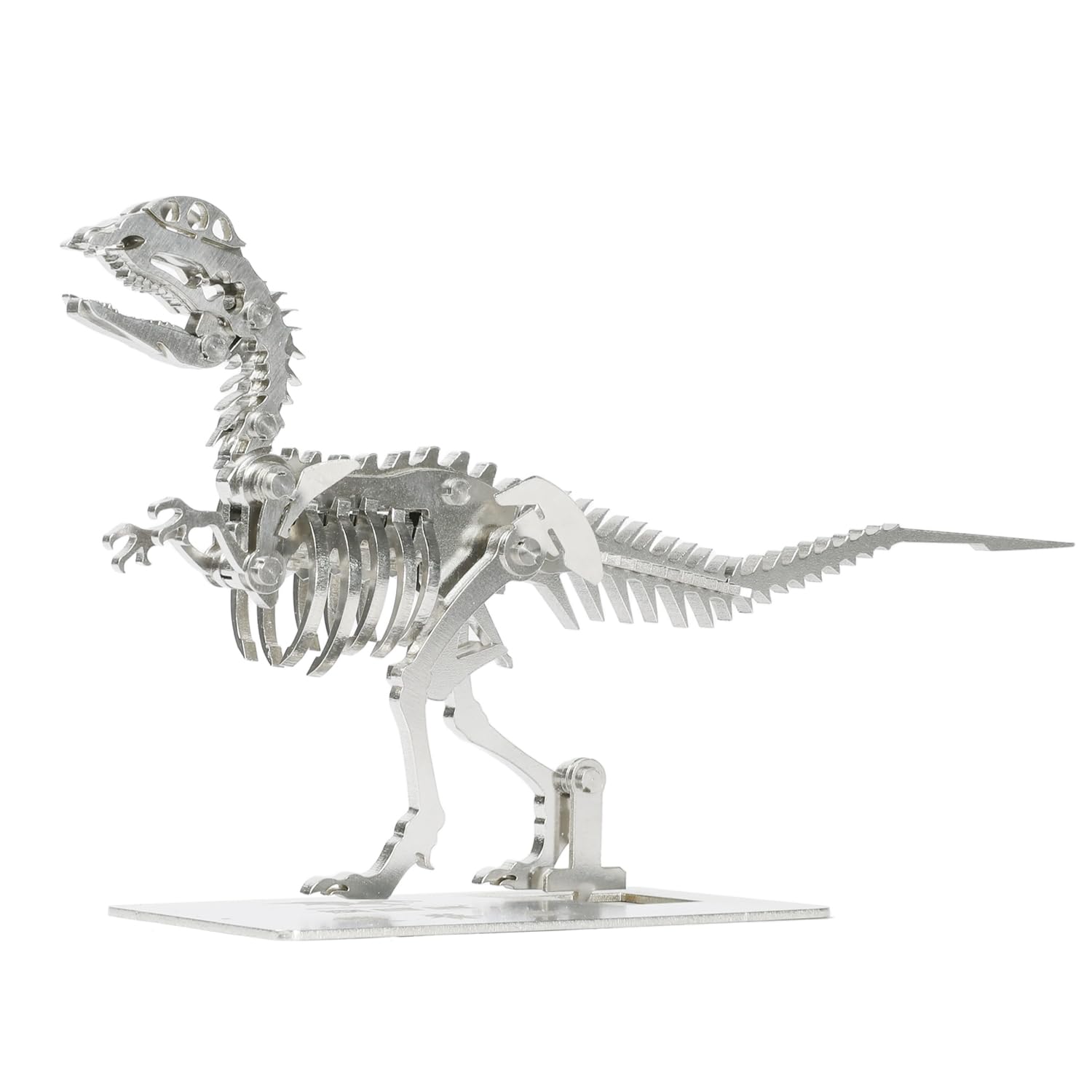 Kolotesame Dilophosaurus 3D Metal Puzzle Wolf Model for Adults, DIY Dinosuar Skeleton Building Kit, Immersive Creative Puzzle Model for Men or 3D Building Enthusiasts Gift