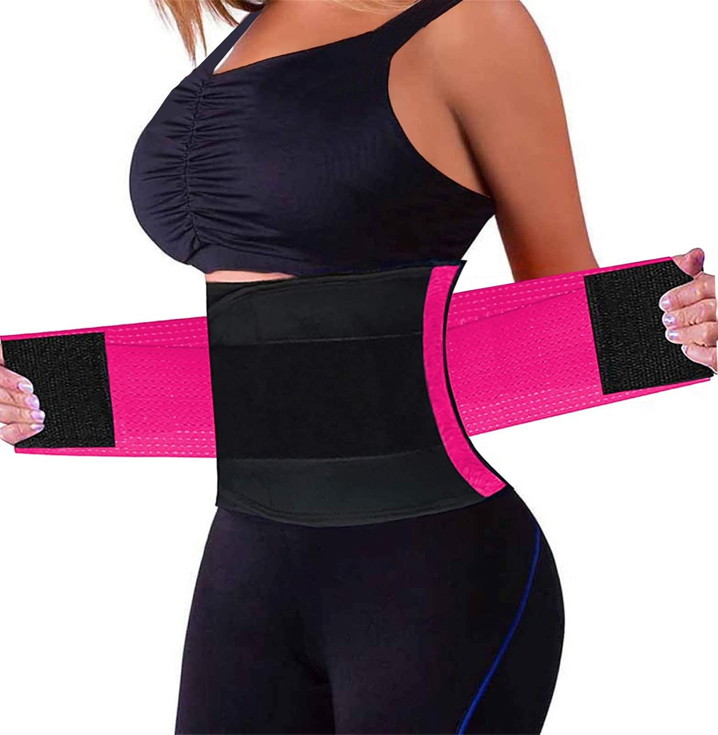 Waist Trainer Belt for Women & Man - Waist Cincher Trimmer Weight Loss Ab Belt - Slimming Body Shaper Belt: Clothing