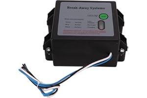 Break Away System with LED Battery Meter, For Trailer Towing Electric Breakaway Switch Battery