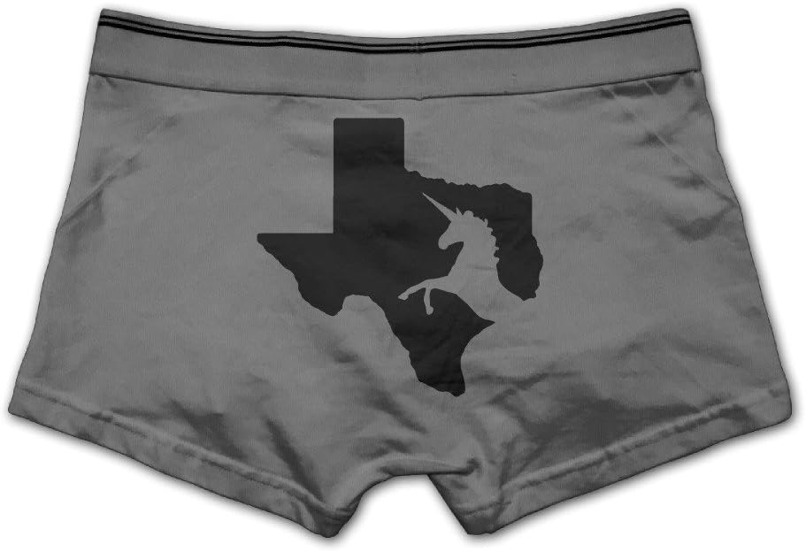 YOXOP Men's Texas Unicorn Boxer Briefs