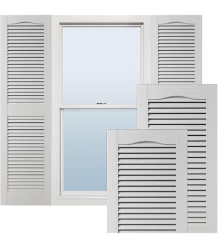 Amazon.com: Ekena Millwork Lifetime Vinyl LL1S14X06400WH Standard