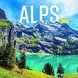 Alps Calendar - Calendars 2019 - 2020 Wall Calendar - Photo Calendar - 12 Month Calendar by Presco G by 