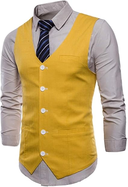 Amazon Co Jp Poprain メンズスーツベスト リネン 男ビジネスベスト ジレベスト 無地 シンプル 通勤 スリームスーツ トップス フォムール メンズベスト 制服 就職活動 飲食店 通勤 薄手 かっこいい 結婚式 デート パーディー 男性スーツ カジュアル 服 ファッション小物