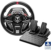Thrustmaster T128 Racing Wheel & Pedal Set for PS5, PS4 and PC – Force Feedback Gaming Steering Wheel for Driving Simulator