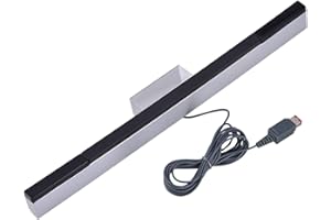 Sensor Bar for Wii, for Wii Motion Sensor, Replacement Wired Infrared Ray Sensor Bar Game Sensor Bar with Extension Cable