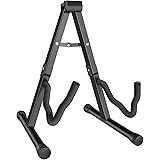 NEUMA Guitar Stand Folding Universal A frame Stand for All Guitars Acoustic Classic Electric Bass Travel Guitar Stand, Black