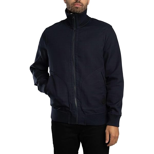 Ted Baker Men's Knowl Funnel Neck Field Jacket, Navy, S at Amazon