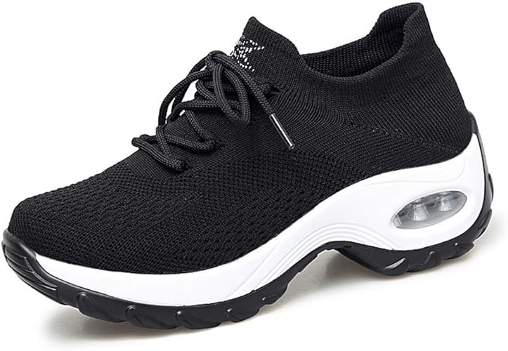 nursing tennis shoes black