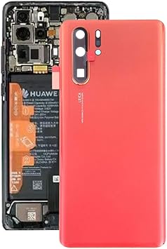 Amazon Com No Logo Cell Phone Parts Battery Back Cover With Camera Lens Compatible With Huawei P30 Pro Color Orange Electronics