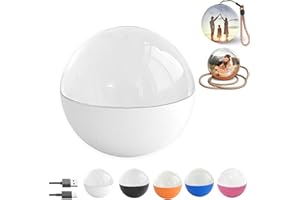 wartleves 2.7" Crystal Ball Video Player, Memory Orb, Personalized Digital Memory Display, Uploadable Videos & Photos, DIY Gift for Anniversary, Birthday