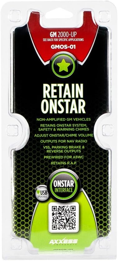 Axxess GMOS-01 02-Up Onstar Harness Adapter with Chime Radio Wiring