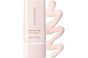 JUNG SAEM MOOL Skin Setting Glowing Base 1.35 Fl Oz, Hydrating Primer with Fine Pearls for Radiant Glow, Pore-Smoothing Pink Flower Complex, Makeup Base for Dry and Combination Skin, Korean Makeup