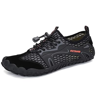 Dannto Herren Wanderschuhe Trekkingschuhe Anti-Rutsch Super Atmung Wanderstiefel Sportlich Bequem Sommer LeichtOutdoor Fitnes