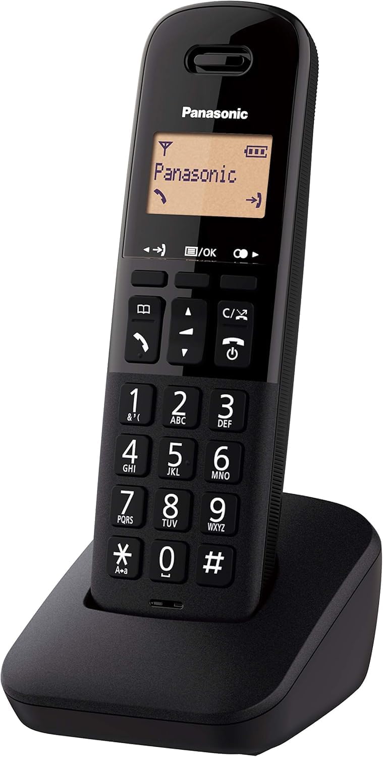 Panasonic KX-TGB610EB Big Button DECT Cordless Telephone Black with Call Block