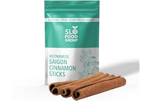 Slofoodgroup Saigon Cinnamon Sticks, Cinnamon Quills from Vietnam for Cooking and Baking (2 Ounce)