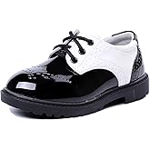 DADAWEN Children's Boy's Girl's Lace-Up School Uniform Shoes Comfort Oxford Dress Shoes (Toddler/Little Kid/Big Kid)