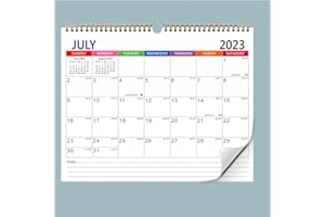 ALIAGLE Calendar 2023-2024-2025 Wall Calendar, July 2023 - December 2024 Calendar ,January 2024 - June 2025, 18 Months Calendar, 11.6"x14.8'', Large Daily Blocks Perfect for Planning and Organizing for Home or Office (White (July 2023 - December 2024))