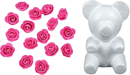 35cm rose bear