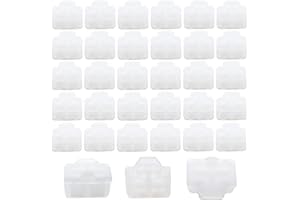 luckkyme Ethernet Hub Port RJ45 Anti Dust Cover Cap Protector Plug (50PCS/White)
