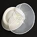 FAYBOX Vintage Mesh Wool Felt Pillbox Flower Women Fascinator Hat Hair Clip Beg Ivory