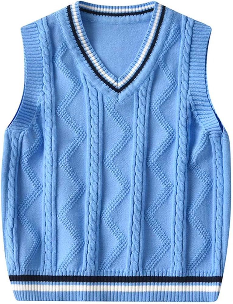 Toddler Baby Kid Boys VNeck Sweater Vest Autumn Winter