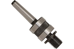 PSI Woodworking Products LTCA18 Live Tailstock Chuck Adapter 1-Inch by 8 TPI Male Thread Mounting to a 2 MT