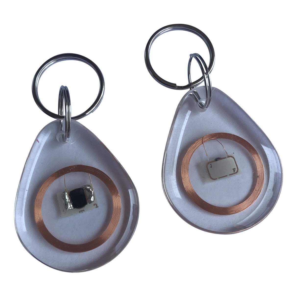 YARONGTECH 13.56 mhz MF1 S50 Chip RFID Tags (Pack of 10) (Transparent)