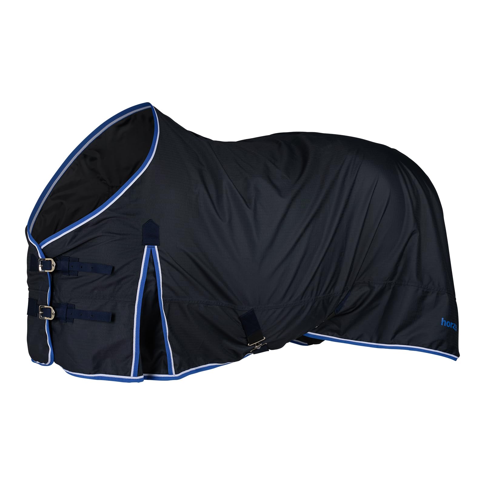 HORZE, Glasgow Horse Rain Cover, Lightweight 0.01 g and Waterproof, Blue, 135