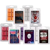 The Candle Daddy Halloween Horror Movie 5 Pack - 5 Amazingly Spooky Wax Melts - 30 Total Cubes - 10 Total Ounces - Fun Scary Gift October Fall Autumn