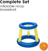 Bestway Splash N Hoop Inflatable Basketball Pool Game Orange view 4