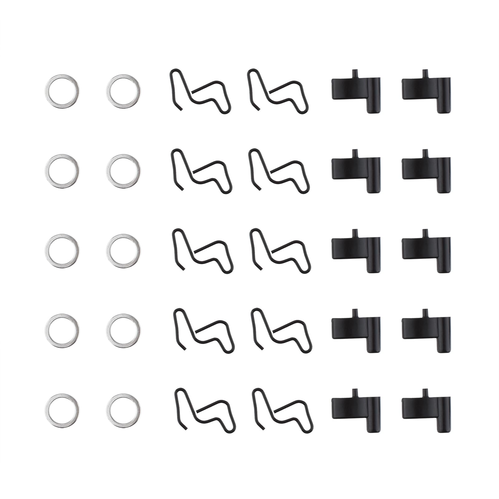 Cancanle 10 Pieces Recoil Starter Pawl Dog Spring Washer Kit For STIHL 017 018 MS170 MS180 MS260 MS270 MS290 MS310 MS340 MS360 MS390