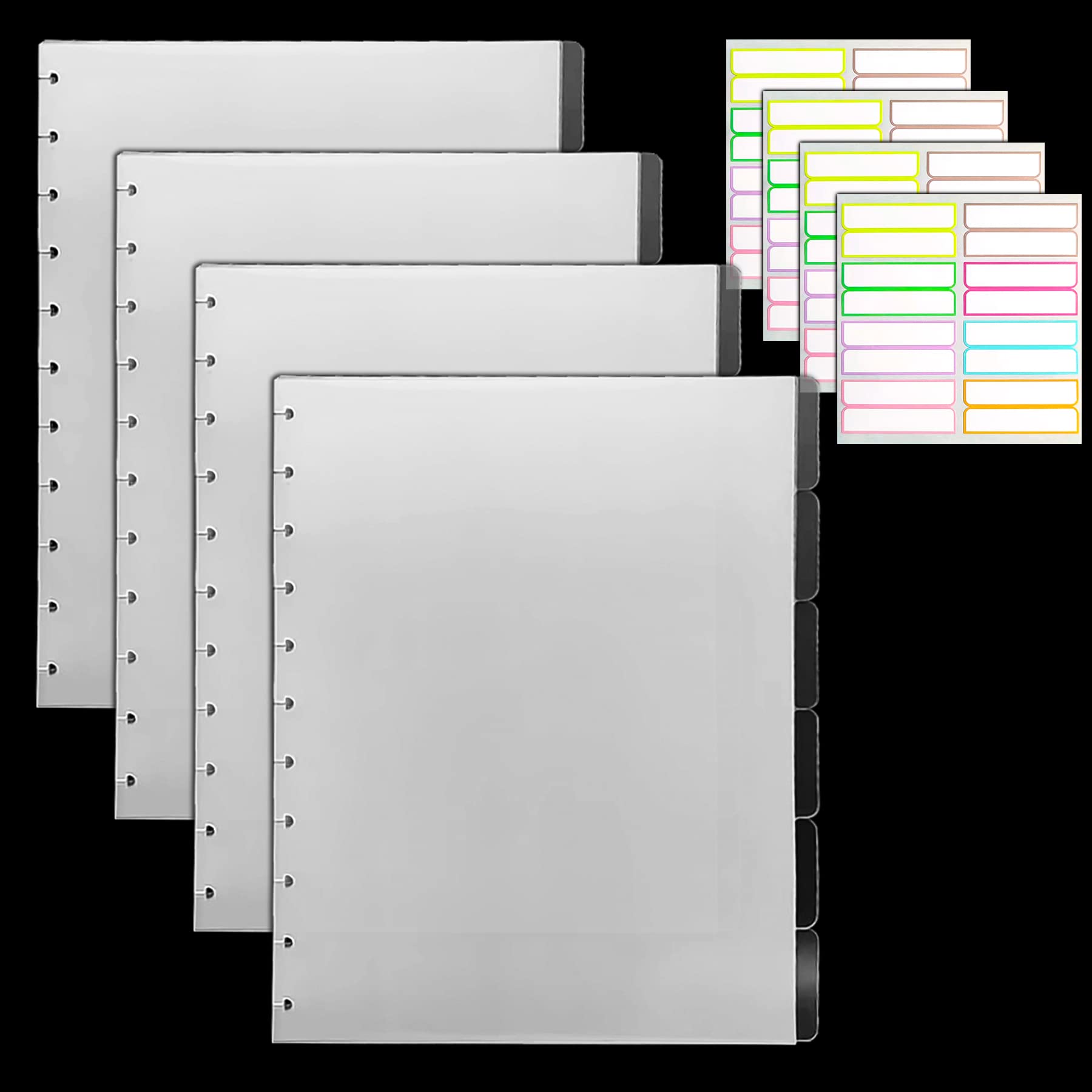 Mua Letter Poly Tab Dividers for Discbound Notebooks, Disc Bound ...