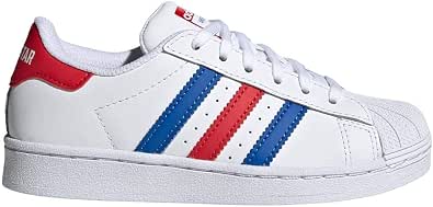 Zapatilla adidas Superstar c Rojo Azul de niño : Amazon.es: Zapatos y  complementos