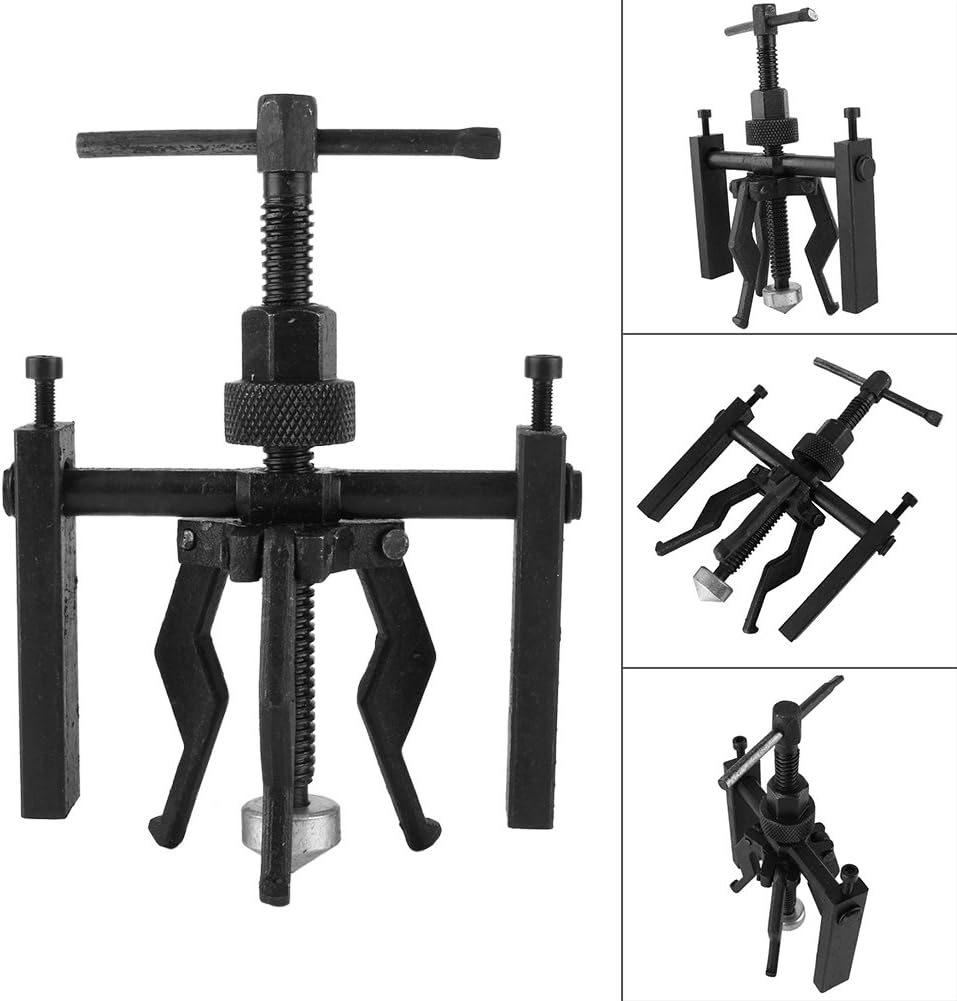 Keenso Bearing Puller Outer Bearing Puller 3-Jaw Pilot Inner Bearing Puller Tool Kit Heavy Automotive Manual Machine Extractor Auto Body Repair - Image 4