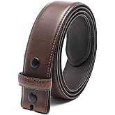 Fabio Valenti Men’s Casual Genuine Leather Jeans Belts 1 1/2" Wide Work Belt for Men