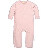 Burt's Bees Baby Baby Girl's Romper Jumpsuit, 100% Organic Cotton One-Piece Outfit Coverall