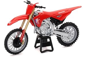 Diecast Model Bike Compatible for 1:12 Scale Honda CRF450R Dirt Bike NewRay Motorcycle 58493