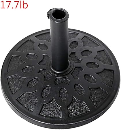 Amazon Com Livebest 17 Inch Outdoor Living Heavy Duty Round Umbrella Base Stand Patio Outdoor Umbrella Holder Black Garden Outdoor