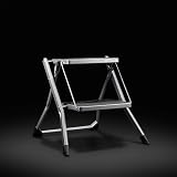 VonHaus 2 Step Stool Anti Slip Feet Foldable Easy Store Home Kitchen Garage view 7