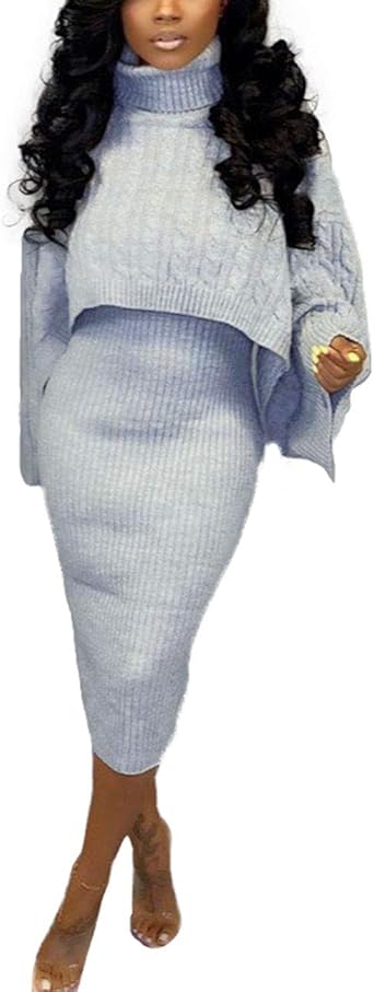 2 piece sweater dress