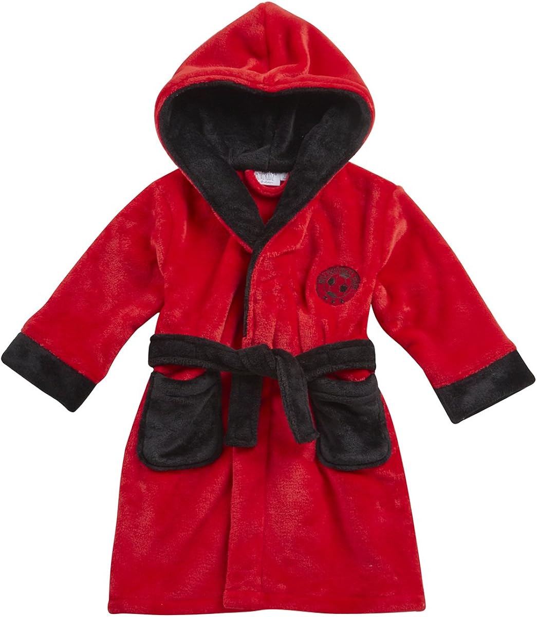 Boys Kids Football Monster Novelty Dressing Gown Infants Novelty Fun