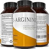 Complete L-Arginine Complex HCL Essential Amino Acid Workout Vitamin for Weight Loss Increased Energy Boost Metabolism Increase Muscle Mass Immune System Support for Men Women Teens